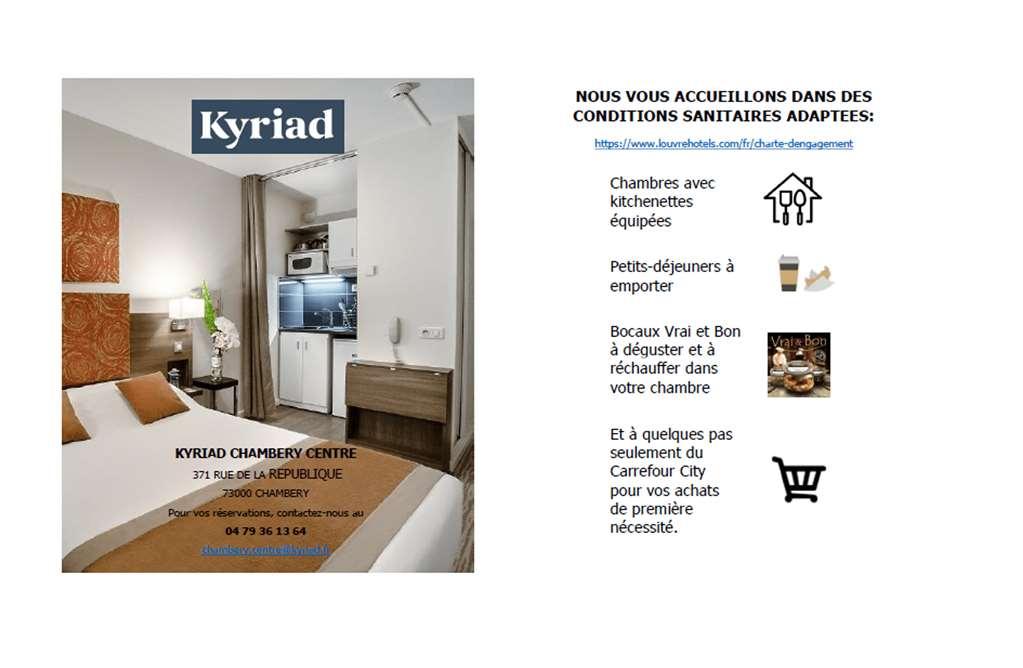 Kyriad Chambery Centre - Hotel Et Residence Kamer foto